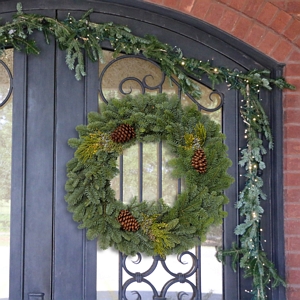 Noble Fir Mixed Wreath